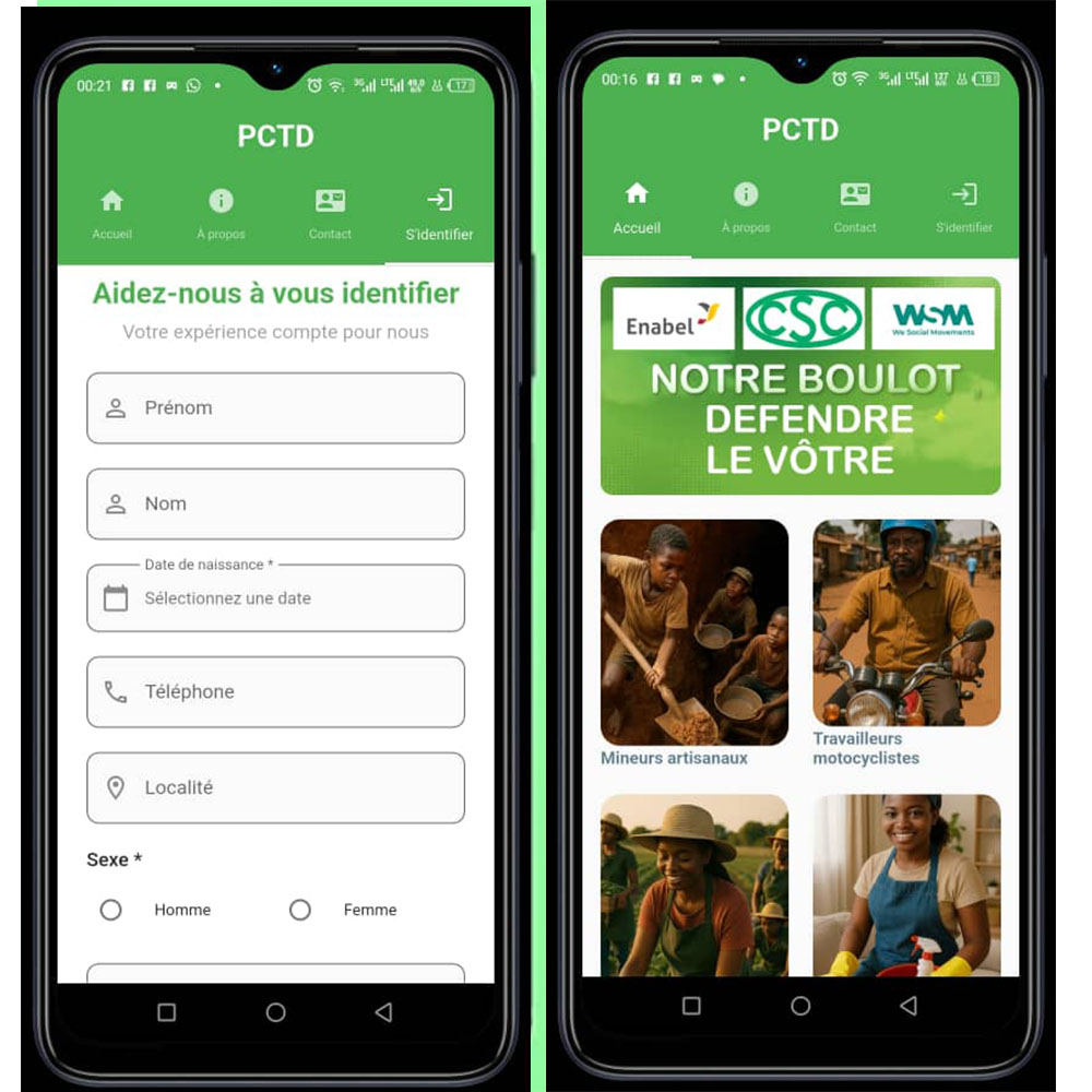 Application mobile
